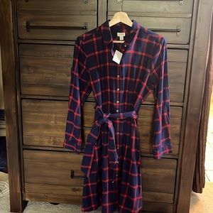 JCrew shirt dress, NWT, 10P